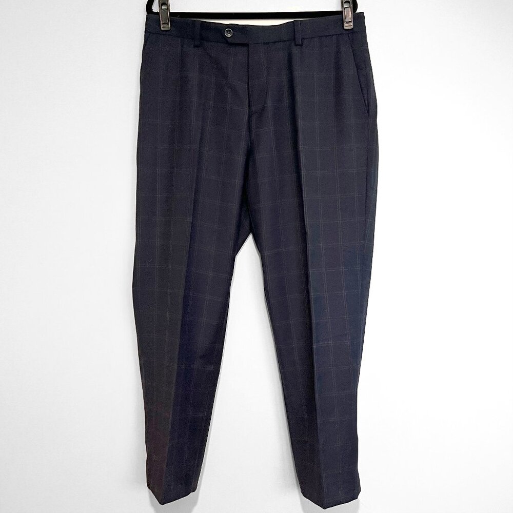 Black&Brown 1826 | 100% Wool Plain Front Pants NWOT